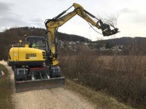 Naturschutzpflege - BaggerGreifer02